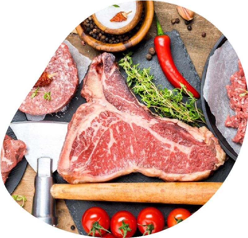 meat with tomatoes and chili